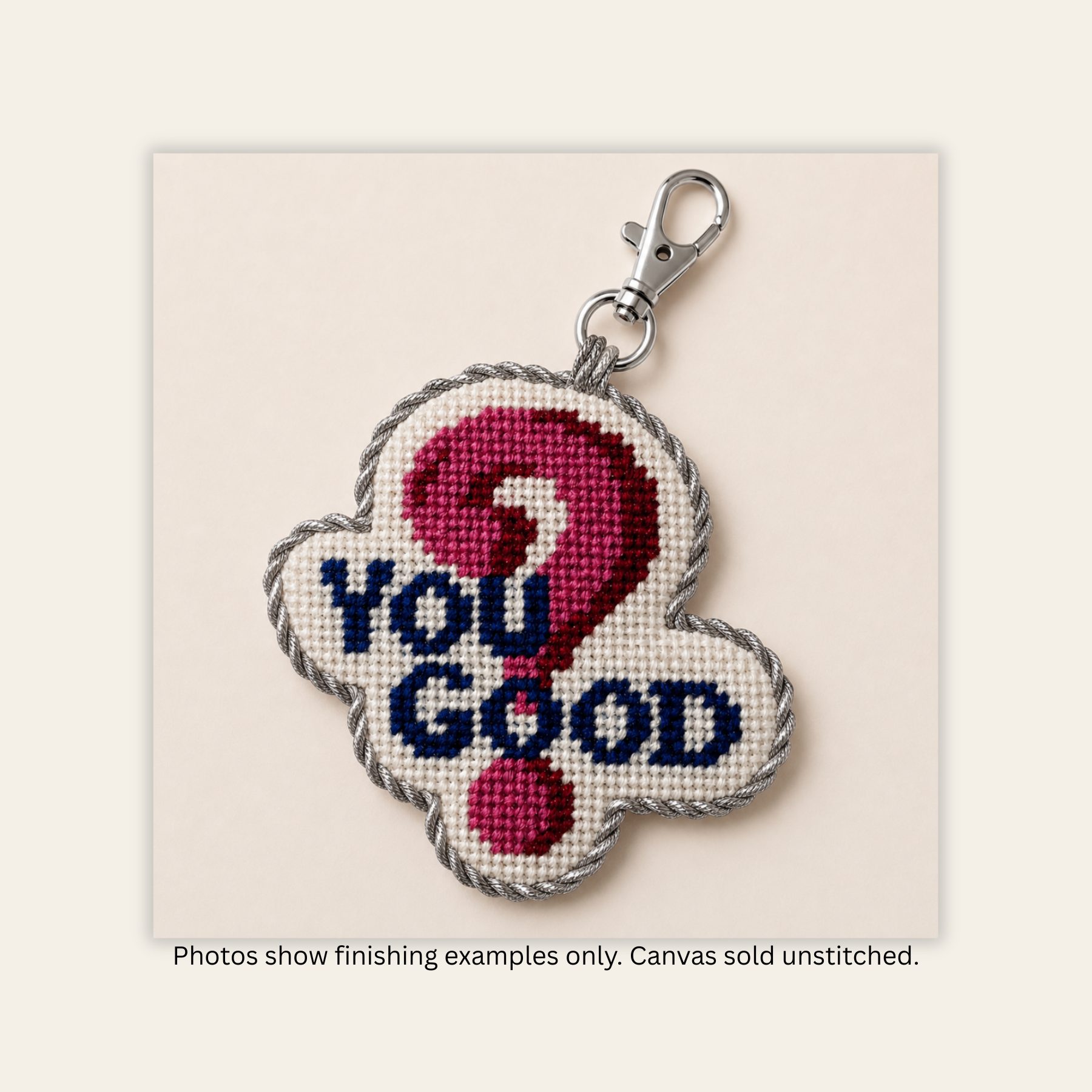 NYC You Good - Stitch Painted Needlepoint Canvas