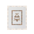 Burberry-inspired Bikini-Stitch Painted Needlepoint Canvas