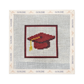 Fordham University Graduation Day - Stitch Painted Needlepoint Canvas