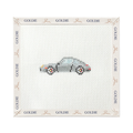 GT Silver Porsche 911 - Stitch Painted Needlepoint Canvas