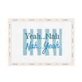 NYC Yeah Nah - Stitch Painted Needlepoint Canvas