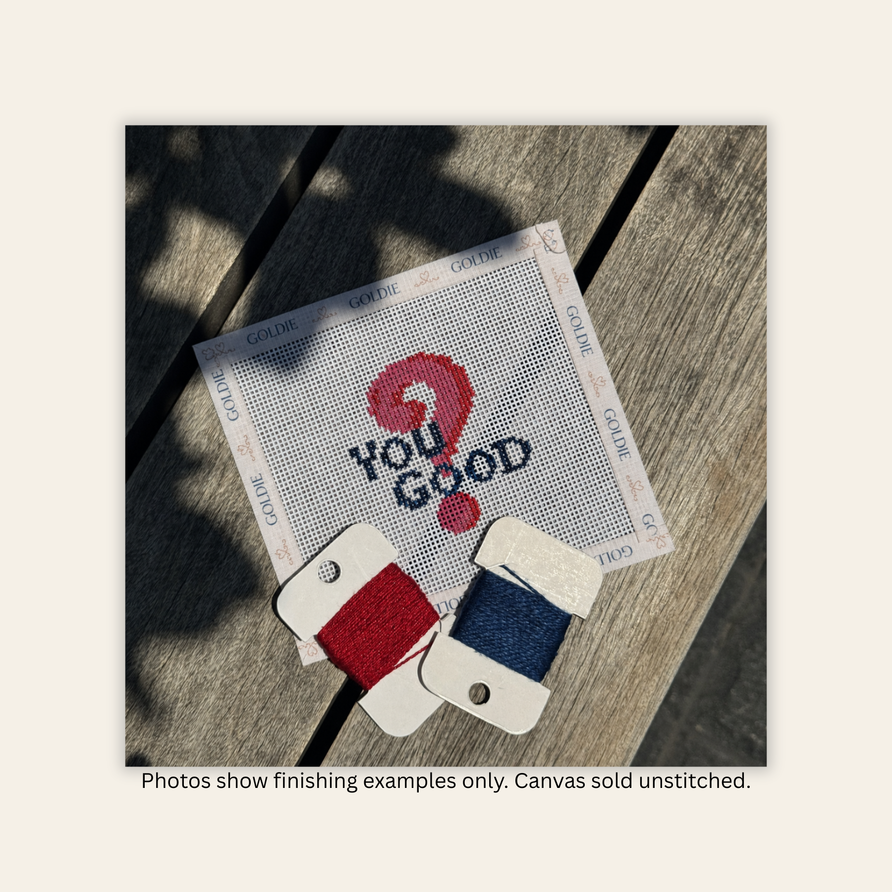 NYC You Good - Stitch Painted Needlepoint Canvas