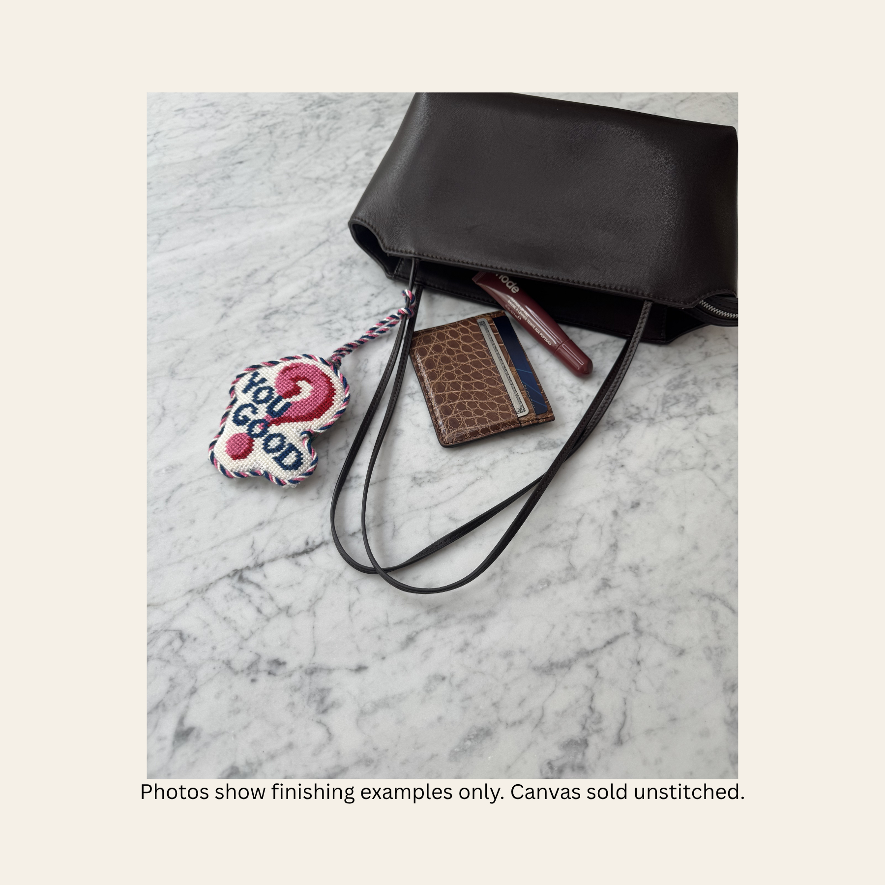 NYC You Good - Stitch Painted Needlepoint Canvas