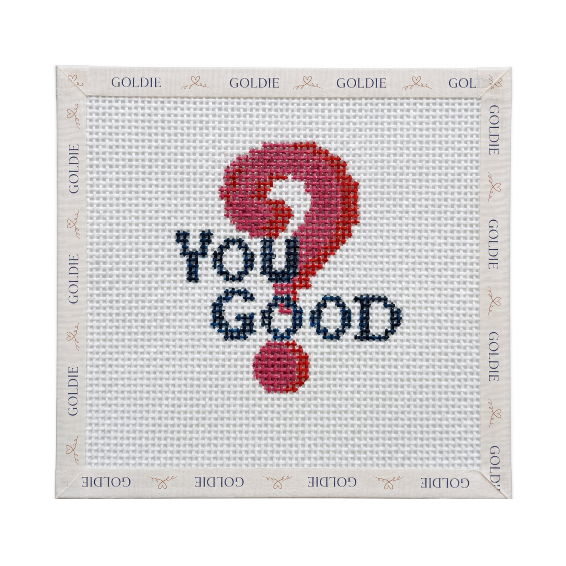 NYC You Good - Stitch Painted Needlepoint Canvas
